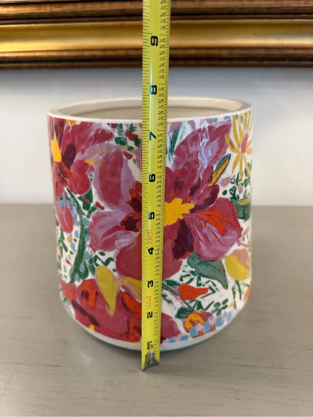 Target Opalhouse Flower Vase Planter Floral Pattern Holds Large Bouquet